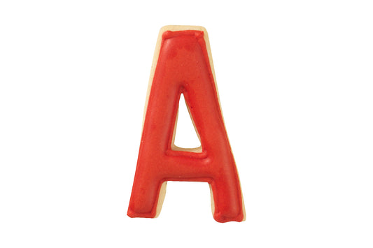 Ausstechform "Alphabet", Edelstahl, 6 cm, 5st je Sorte