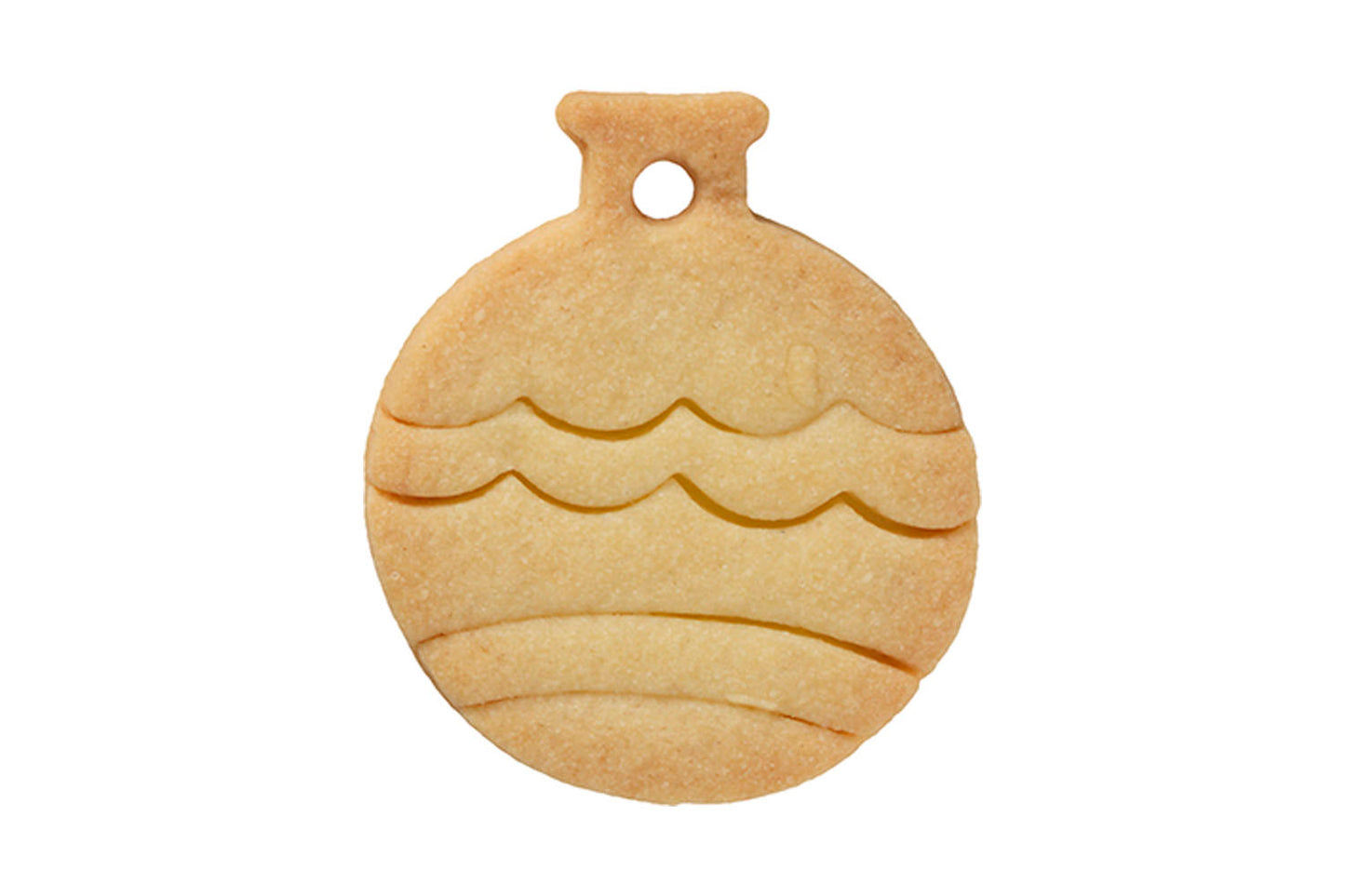 Ausstechform "Christbaumkugel", Edelstahl, 6,5 cm. 5st