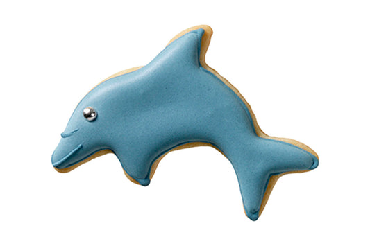 Ausstechform "Delphin", Edelstahl, 7 cm, 5st