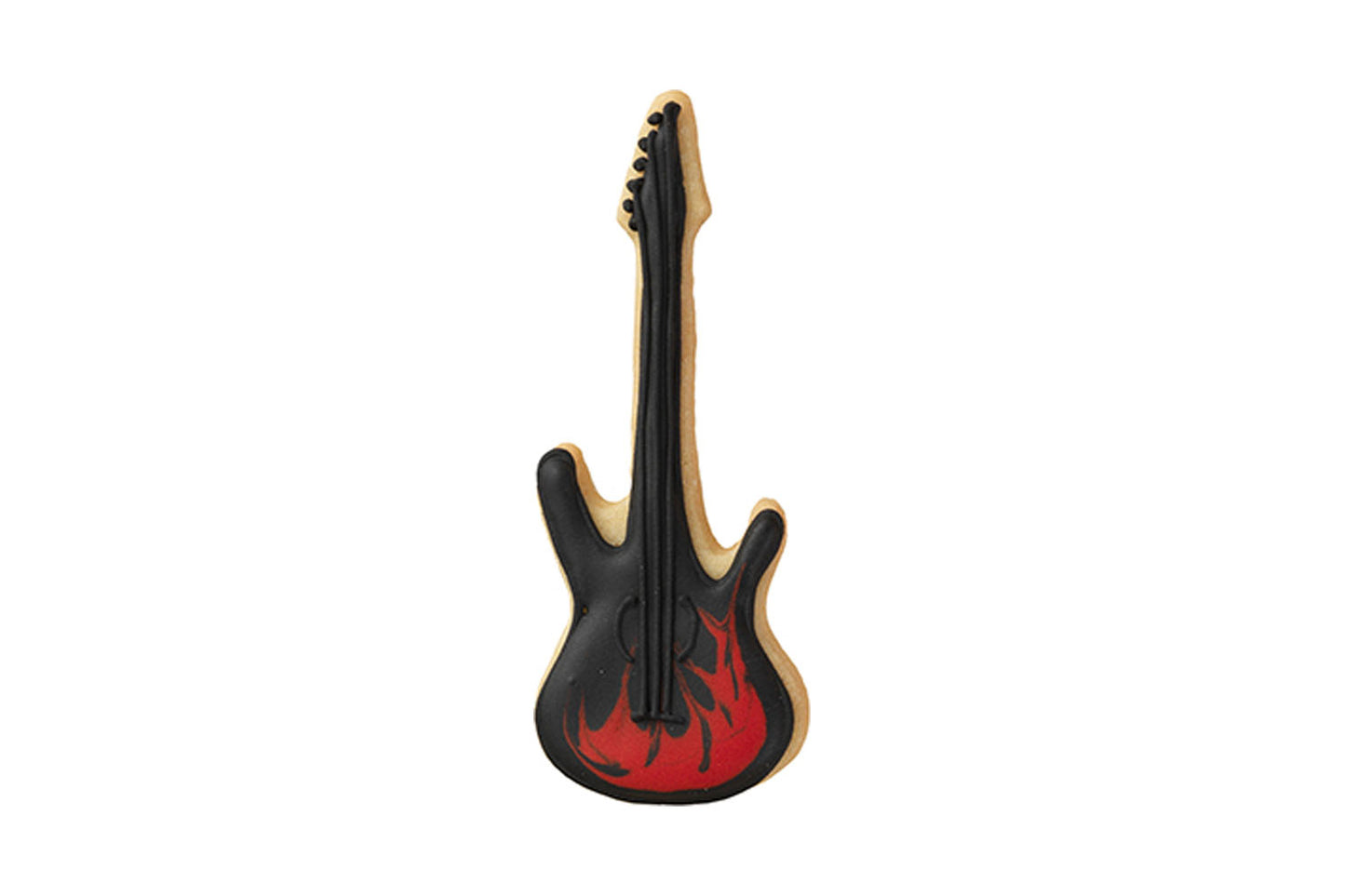 Ausstechform "E-Gitarre", Edelstahl, 10 cm, 5st