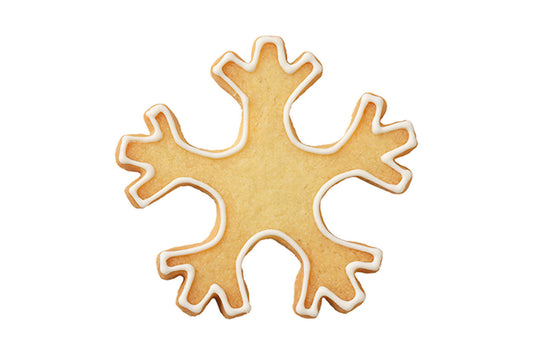 Ausstechform "Eiskristall", Edelstahl, 8 cm. 5st