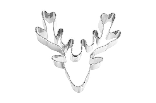 Ausstechform "Hirschgeweih", Edelstahl, 8,5 cm. 5st