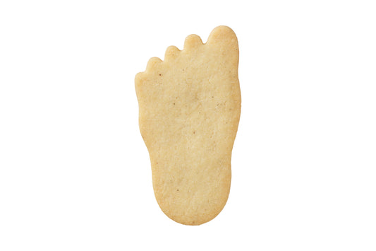 Ausstechform "Fuss", Edelstahl, 6 cm, 5st