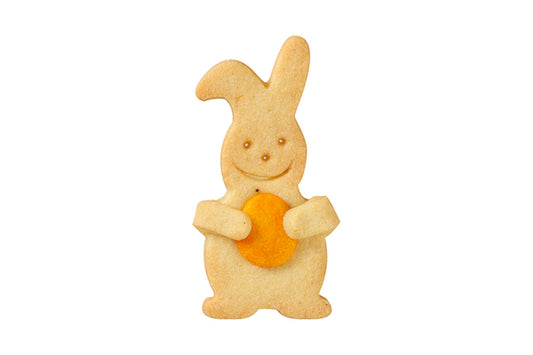 Ausstechform "Knuddel-Keks Hase", Edelstahl, 10,2 cm, 5st
