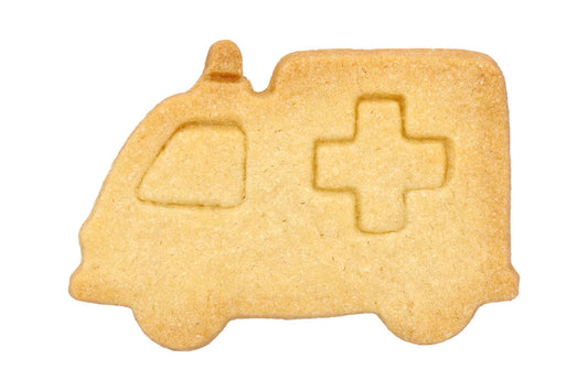 Ausstechform "Krankenwagen", Edelstahl, 8 cm. 5st