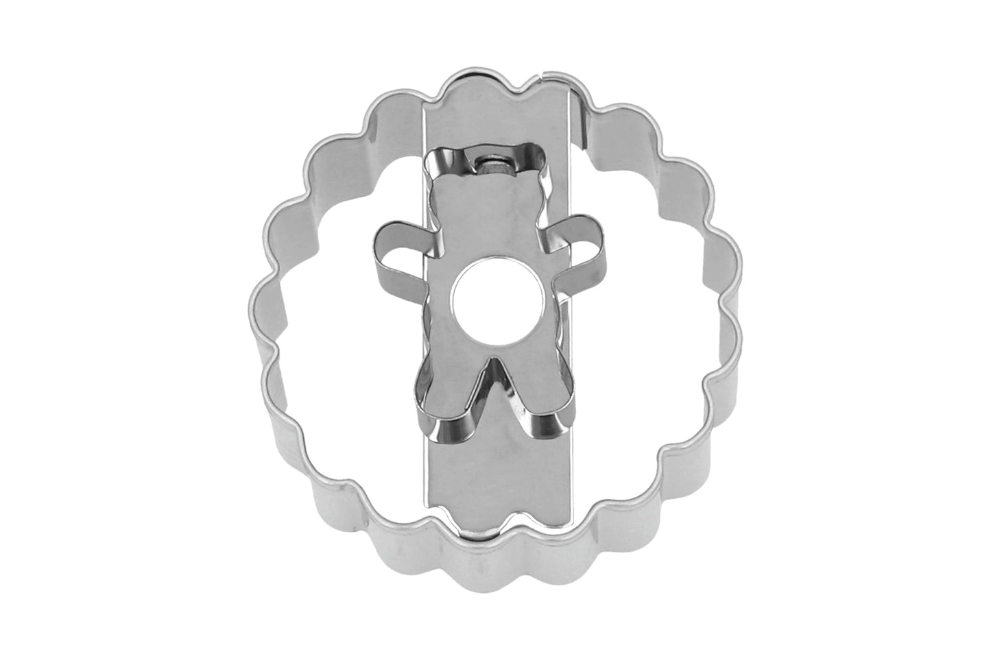 Ausstechform "Linzer Bär", Edelstahl, 5 cm, 5st