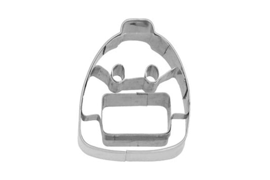Ausstechform “Rucksack”, 5 cm, mit Innenprägung, Edelstahl, 5st