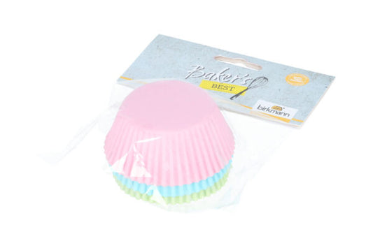 Bakers Best, Mini-Papierbackförmchen 100 Stück, Ø 4.5 cm und 7 cm pastell