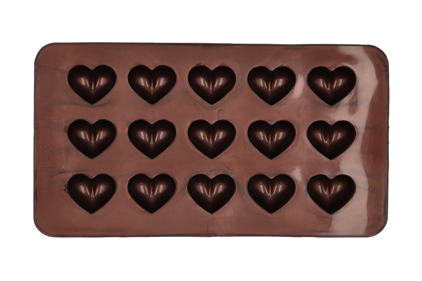 Chocolaterie, Pralinenform "Herz", Silikon, 21 x 11.5 cm