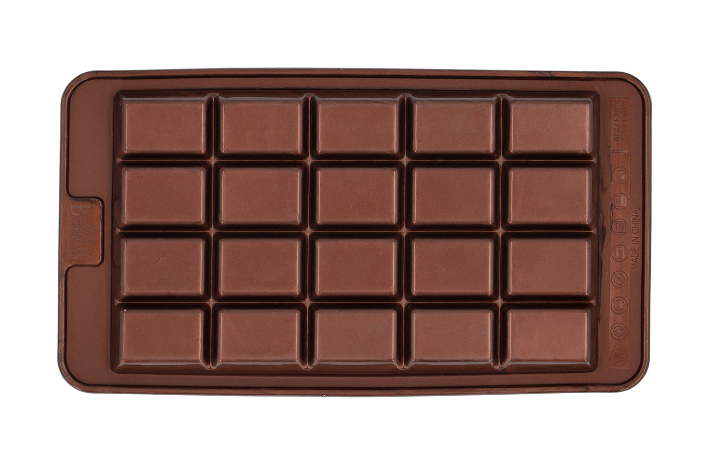 Schokoladentafel, Silikon, 21.5 x 11.7 cm