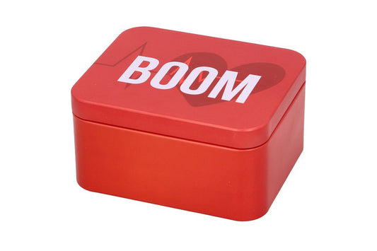 Colour Kitchen Box “Boom”, 12 x 10 cm, cherry red