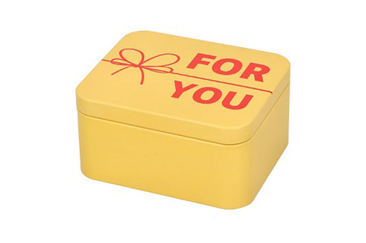 Colour Kitchen Box “For you”, 12 x 10 cm, sunset yellow