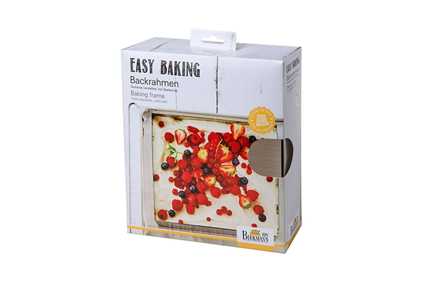 Easy Baking, Backrahmen, 22 x 25 - 43 x 48 cm, Edelstahl, silber