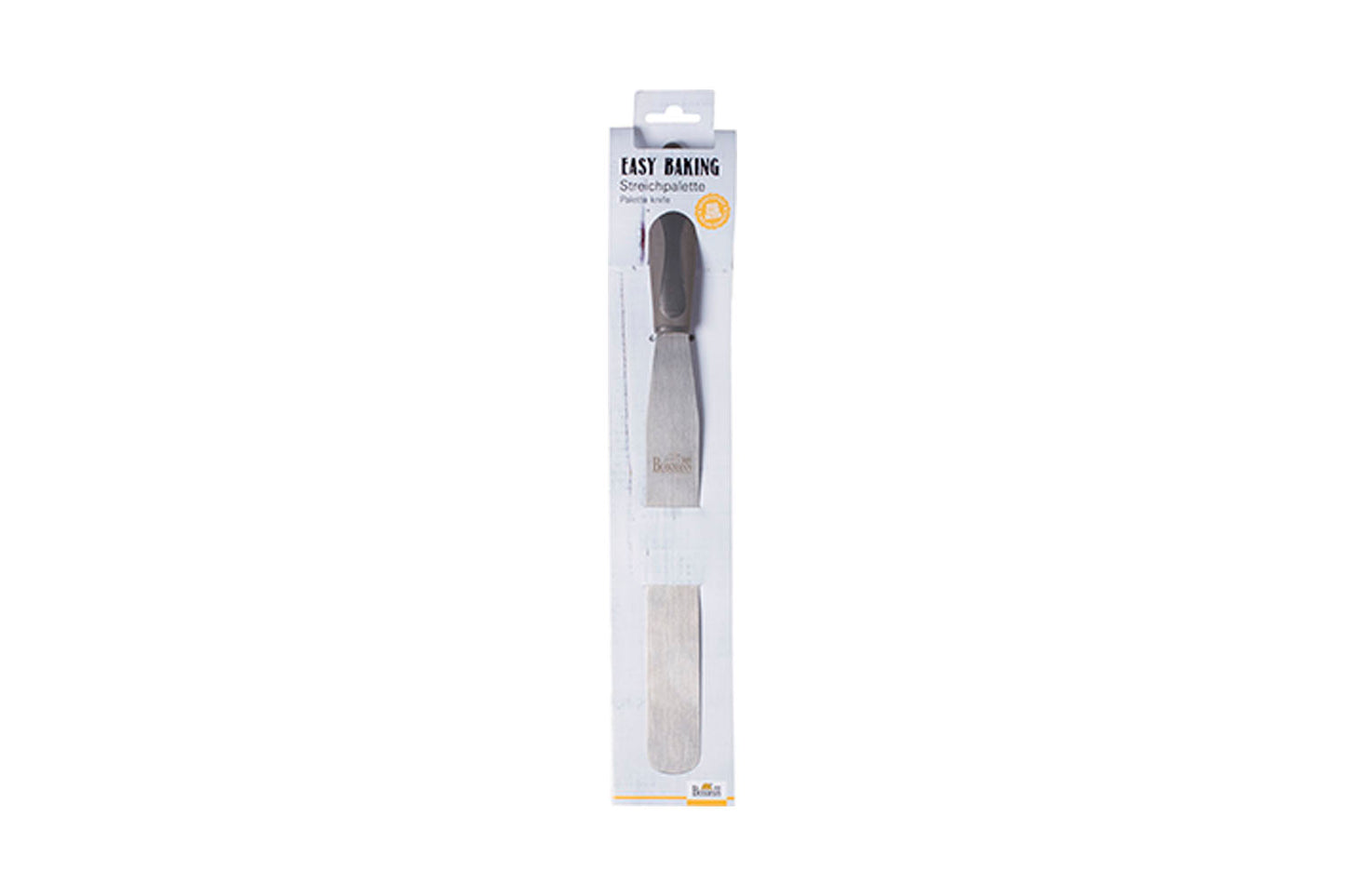 Easy Baking, Streichpalette, 22 cm, Edelstahl, anthrazit