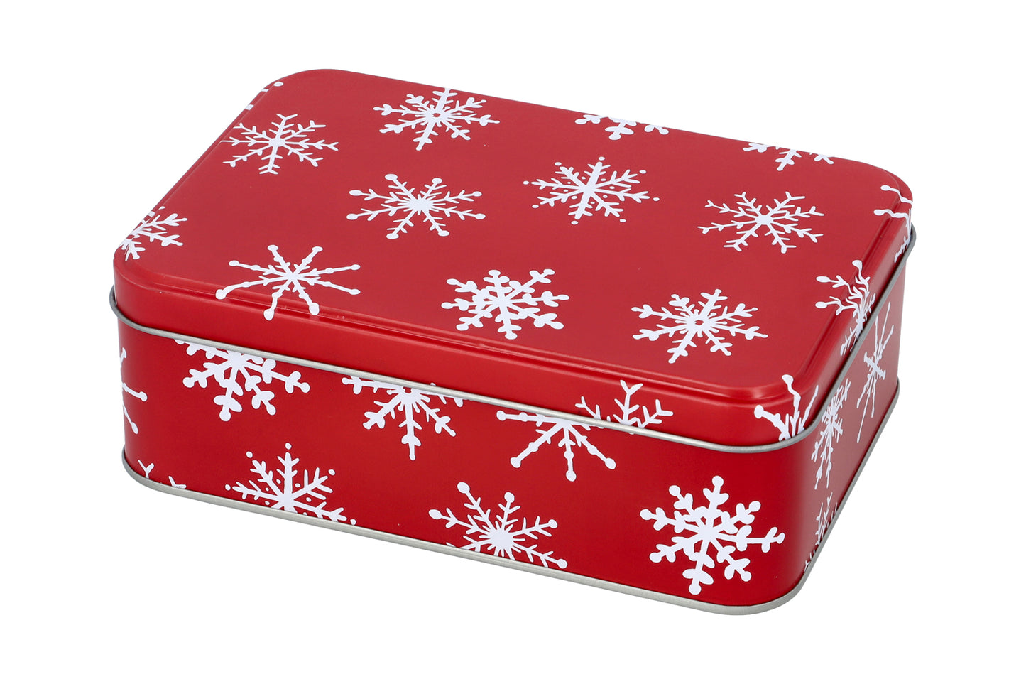 Gebäckdosen-Set"Winter", Weissblech, 3 Stück, M+L+XL