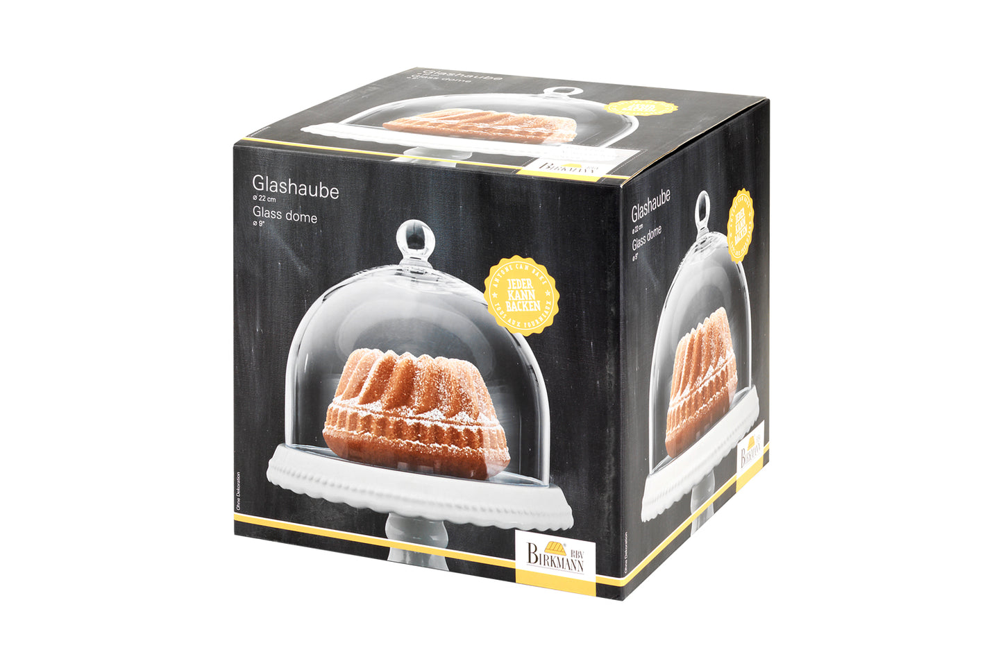 Premium Baking, Glashaube, Ø 22 cm, durchsichtig