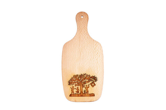 Holzbrett “Bergchilbi”, Buche, 34 x 15 x 1 cm