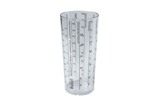 Messbecher Kunststoff, 500 ml, transparent, mit Skalierung