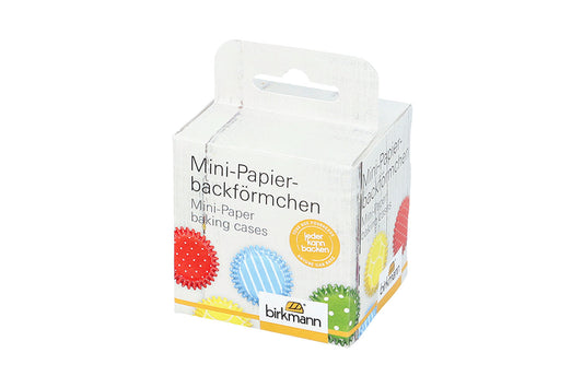 Papierbackförmchen 100 Stk, Ø 7 cm, gemustert