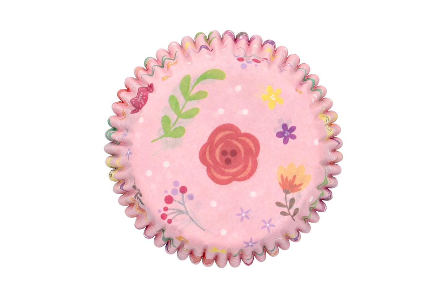 Papierbackförmchen 100 Stk, "Blumen", Ø 7 cm