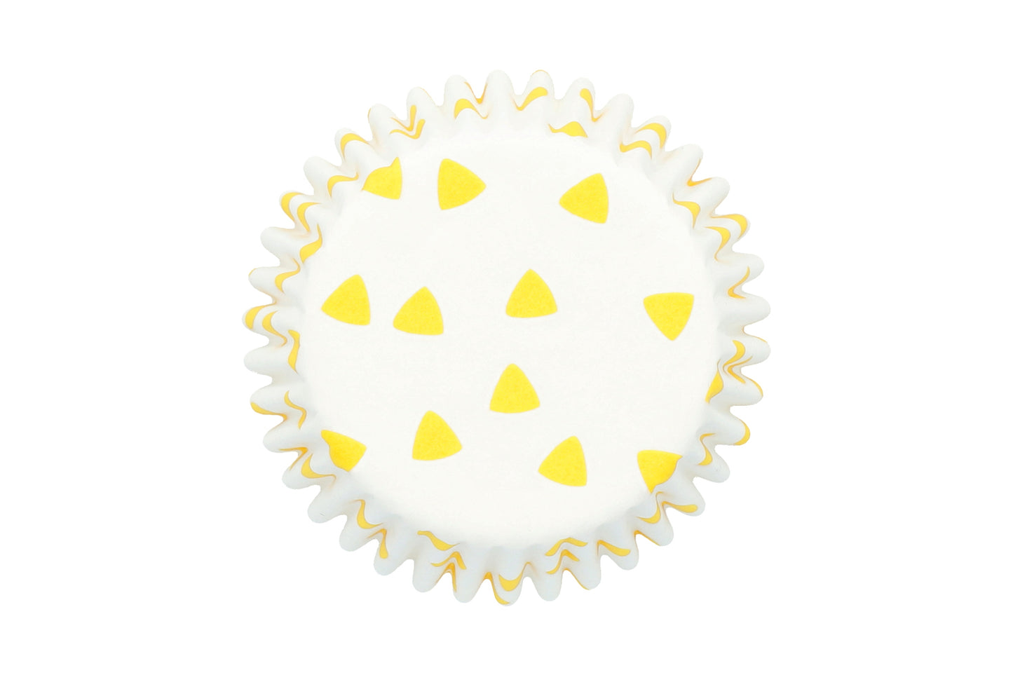 Papierbackförmchen 100 Stück, Ø 7 cm, gelb