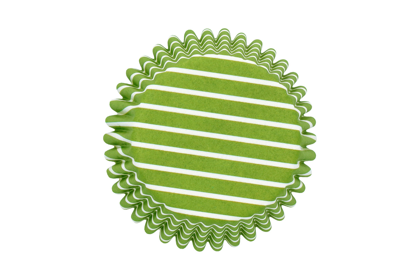 Papierbackförmchen 100 Stück, Ø 7 cm, grün