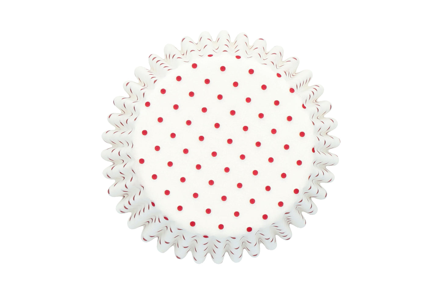 Papierbackförmchen 100 Stück, Ø 7 cm, rot