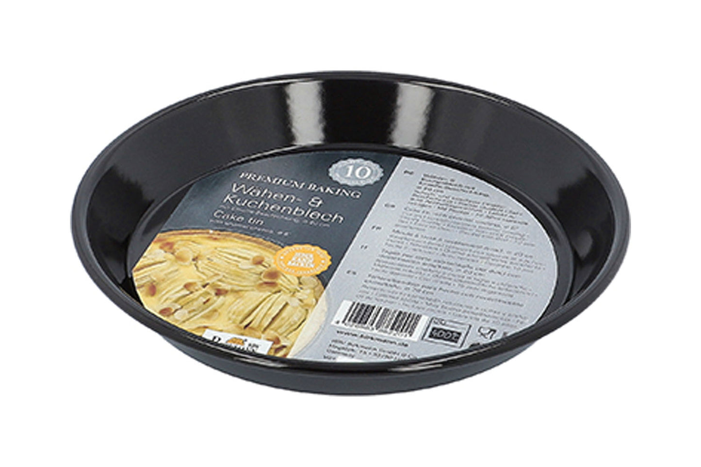 Premium Baking, Wähen-/ Kuchenblech, 20 cm, schwarz