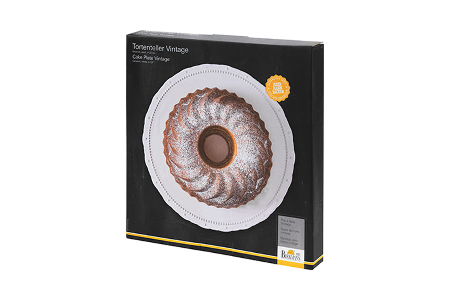 Premium Baking, Tortenteller Keramik, Ø 25 und 33 cm, weiss